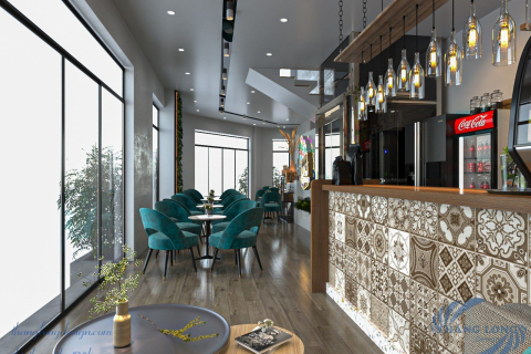 Thiết Kế quán cafe và phòng trà tại KĐT Xuân Phương, Hà Nội